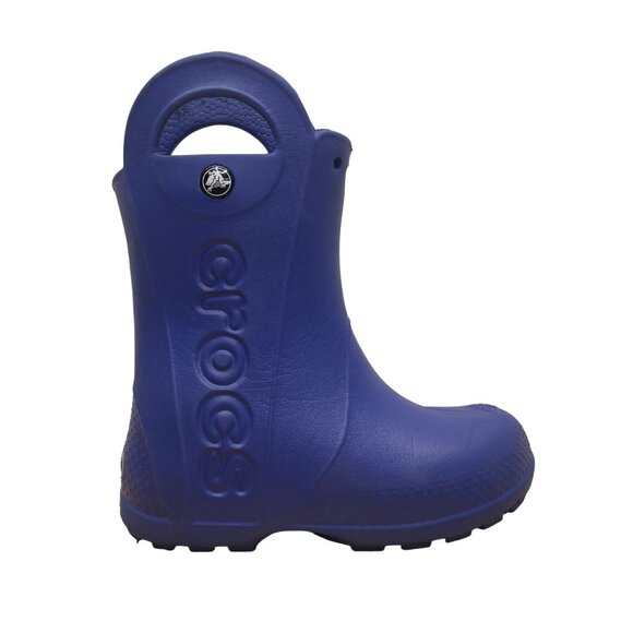 Crocs Children’s Blue Rubber Waterproof Handle It Rain Boots Size C11 - Picture 1 of 11